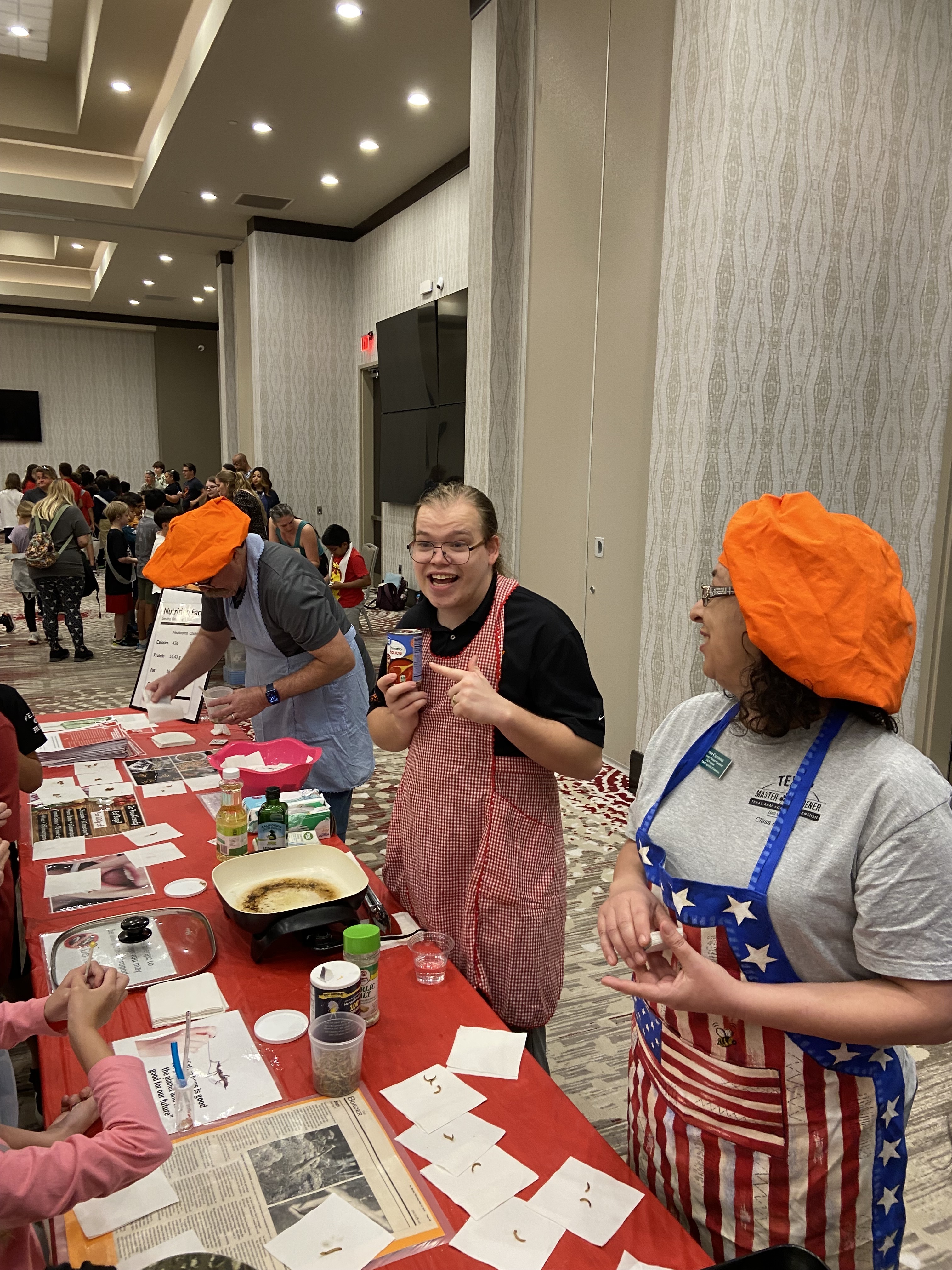 cooking with insects apron