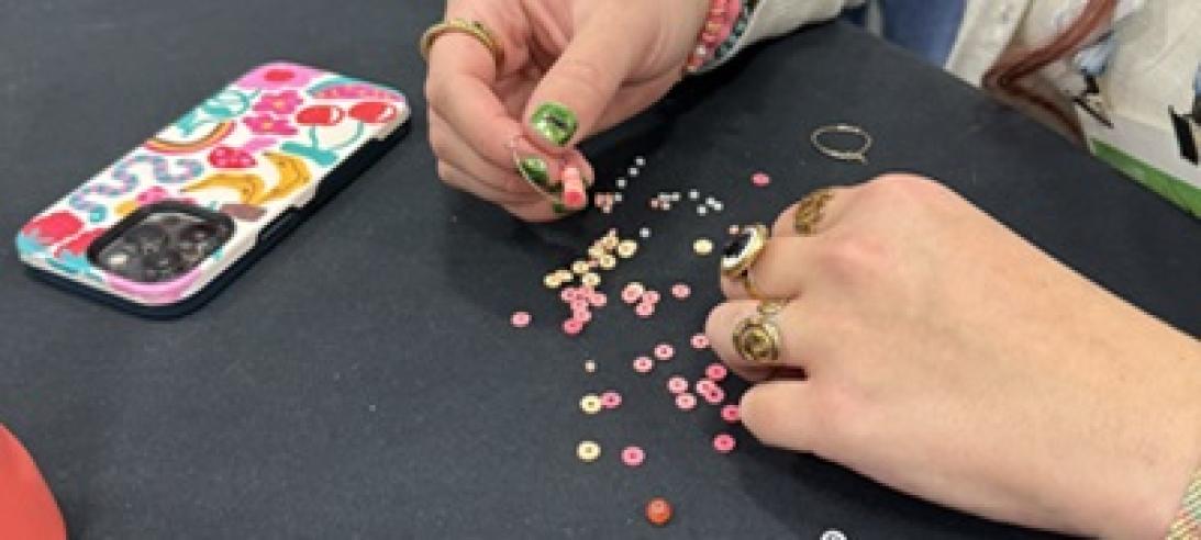 Bead bracelet making