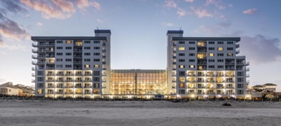 Princess Royale hotel on beach